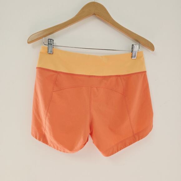 Goal Five Athletic Shorts S Womens Fast Free Orange Stretch Running Workout - Picture 3 of 13